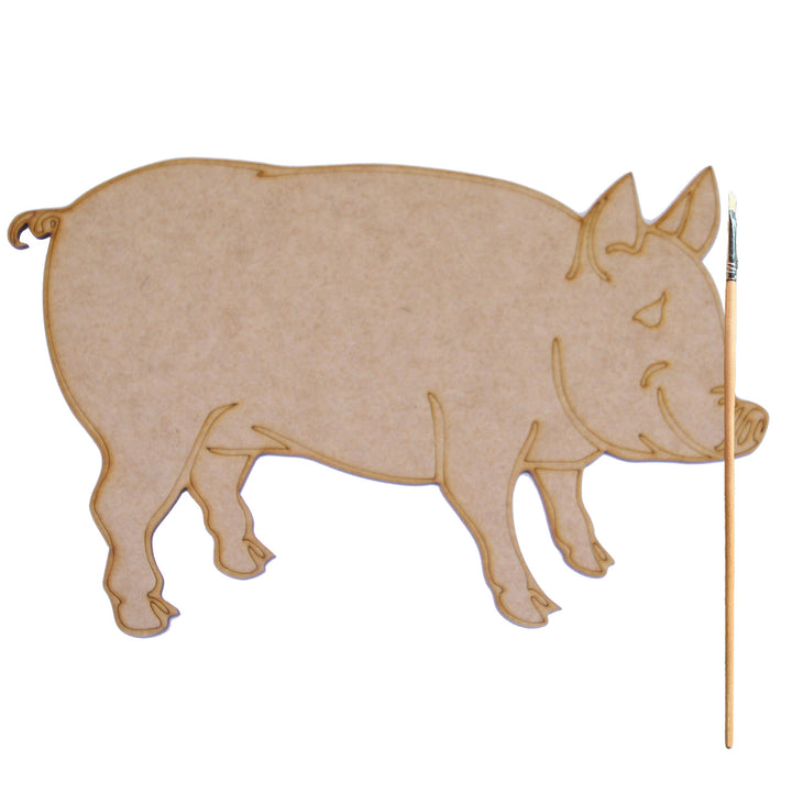 Wooden Paint Board | Pig 2