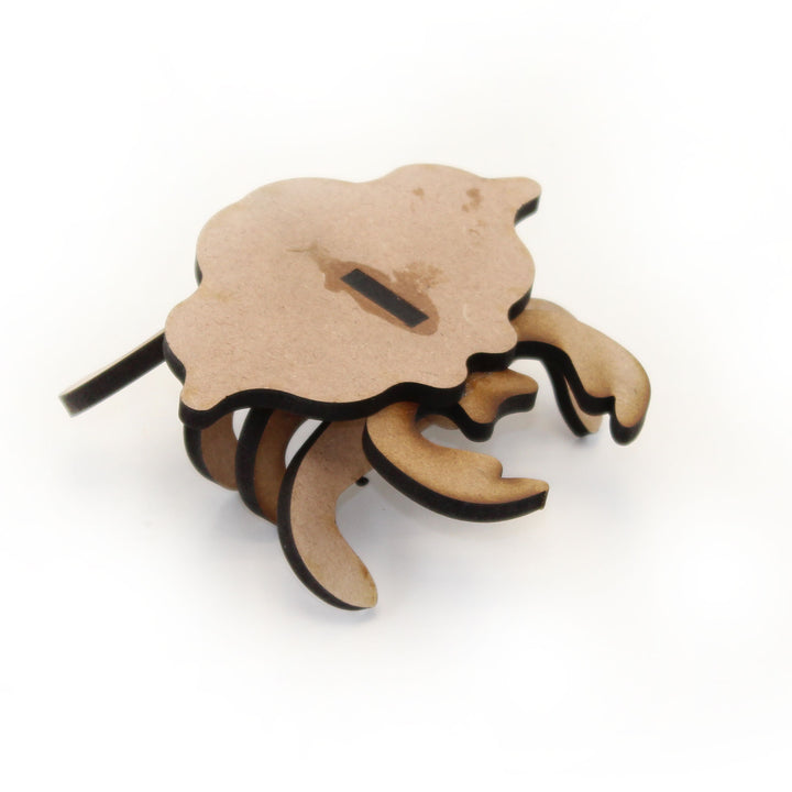 Toddler Toys 3D wooden model| Crab