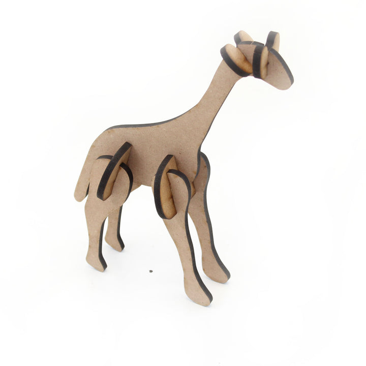 Toddler Toys 3D wooden model | Giraffe