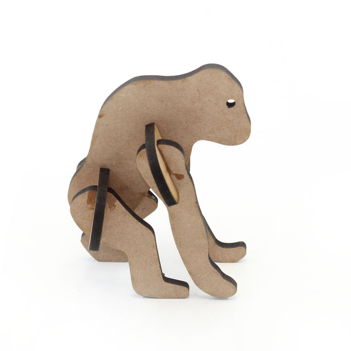 Toddler Toys 3D wooden model | Gorilla