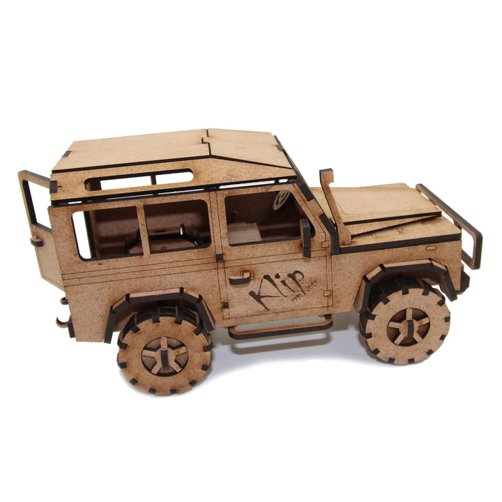 Landrover Defender - 3D Wooden Model
