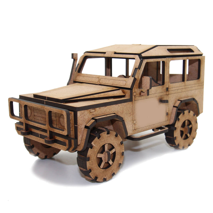 Landrover Defender - 3D Wooden Model