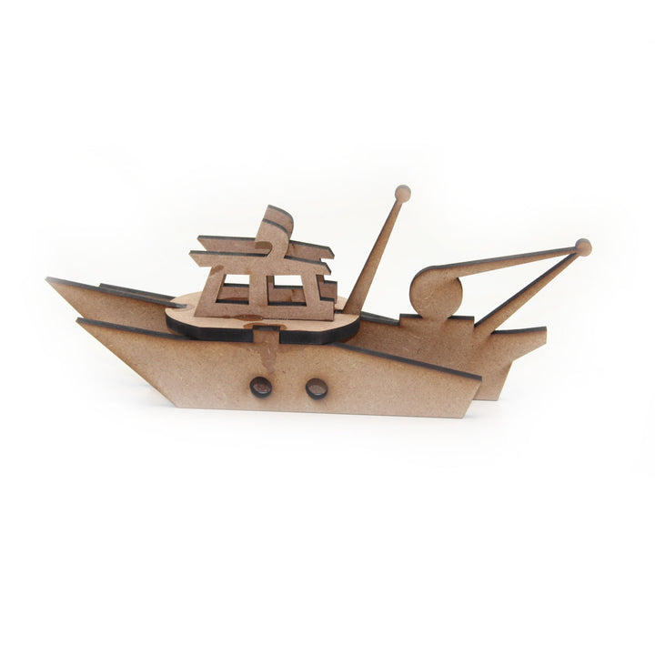 Toddler Toys 3D wooden model | Little Rider Tug